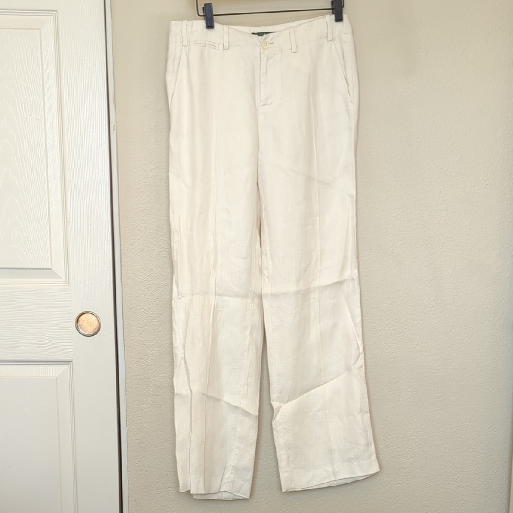 Ralph Lauren Women's Light Cream Chinos